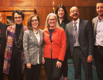 CACO members with Gov. Kate Brown