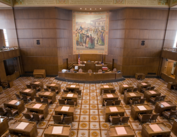 Photo of Oregon legislature chambers